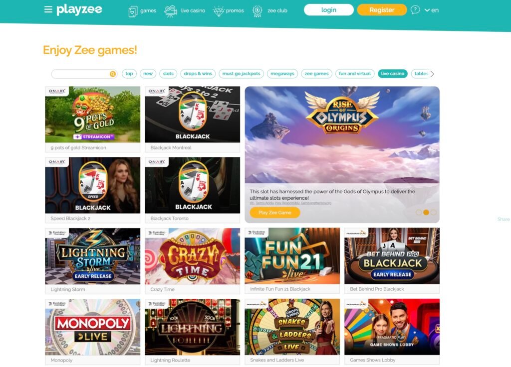 Playzee Casino Software